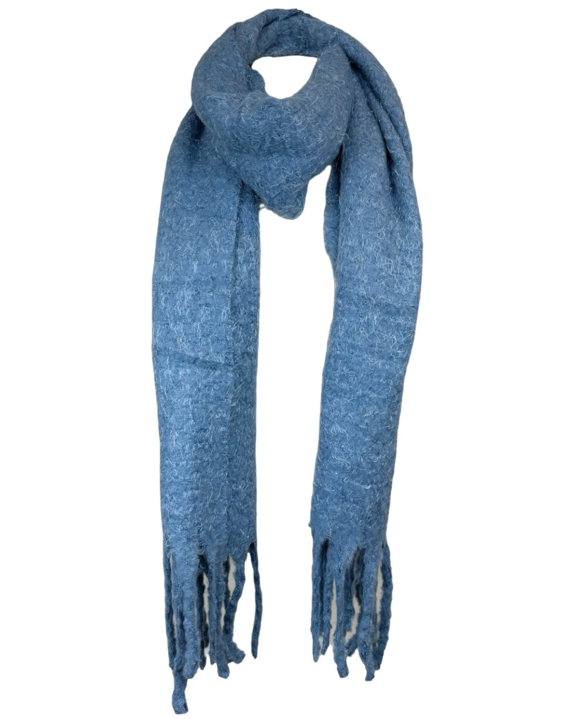 Lurex Tassel Scarf