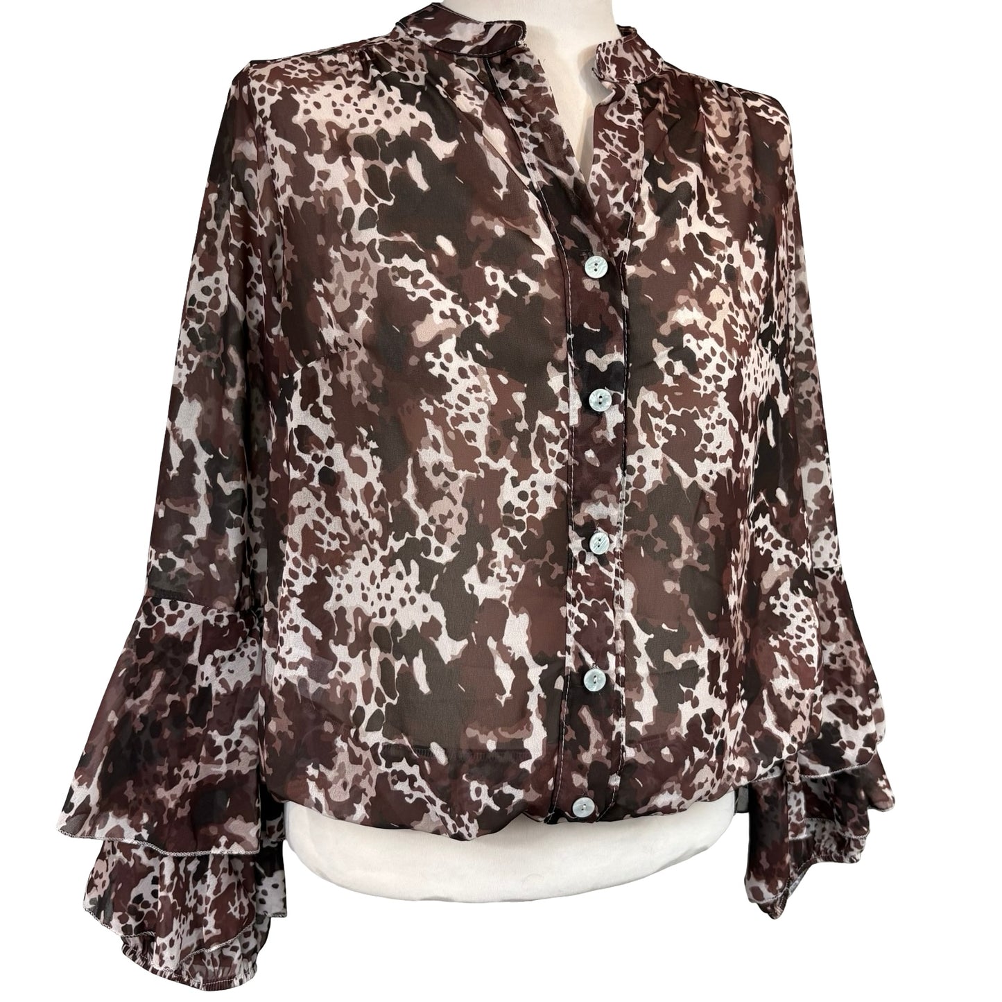 Jodi Marble Print Blouse