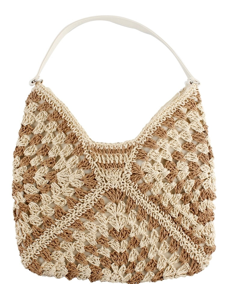 Straw Slouchy Bag