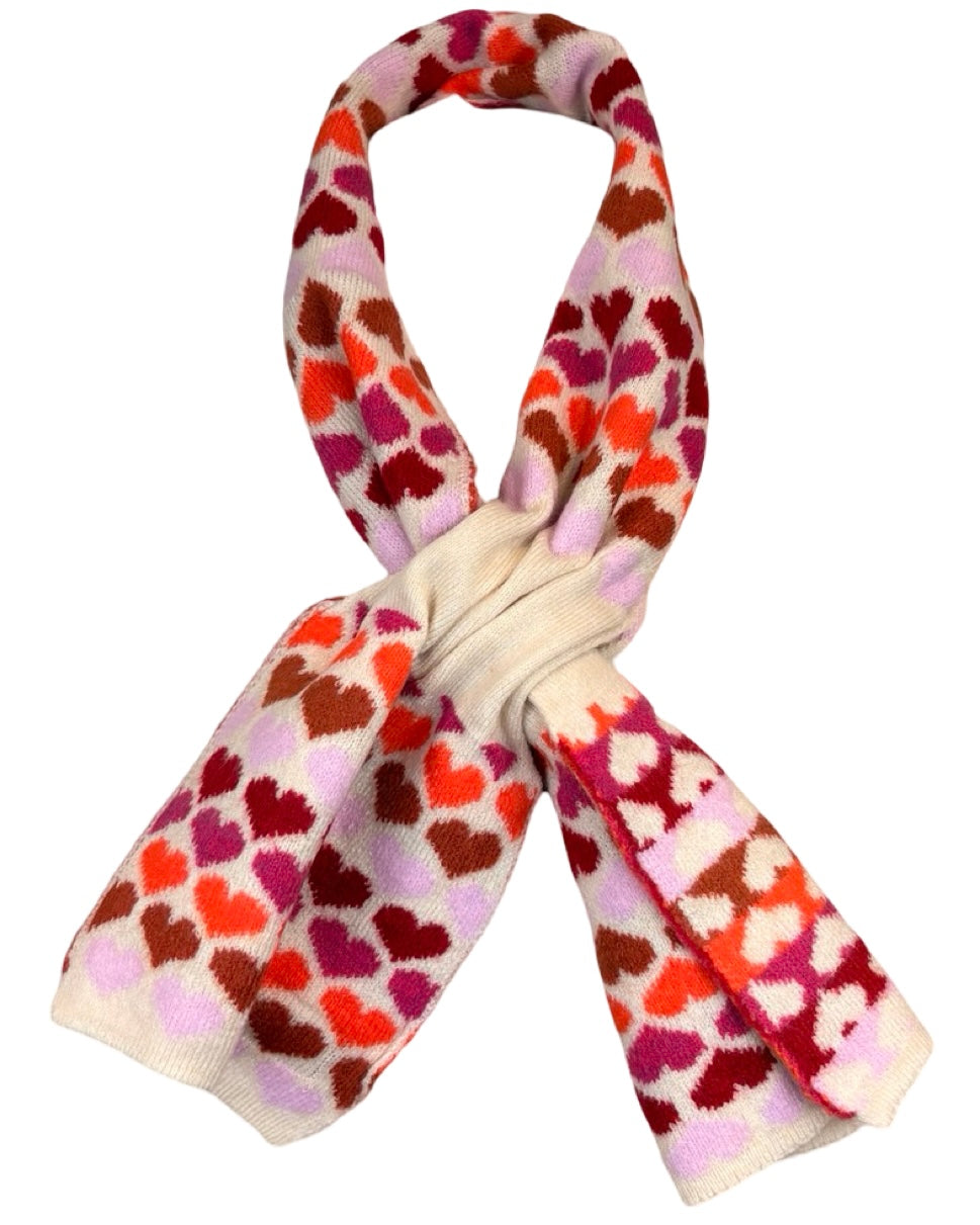 Pull Through Heart Scarf