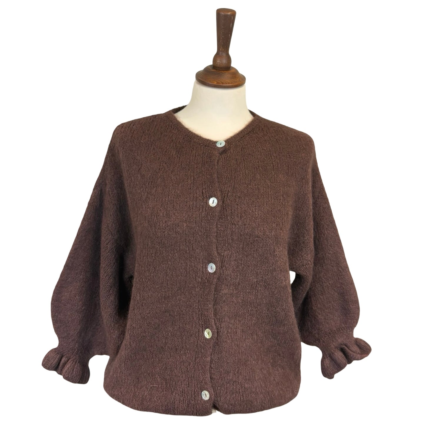 Clara Ruffle Sleeve Cardigan