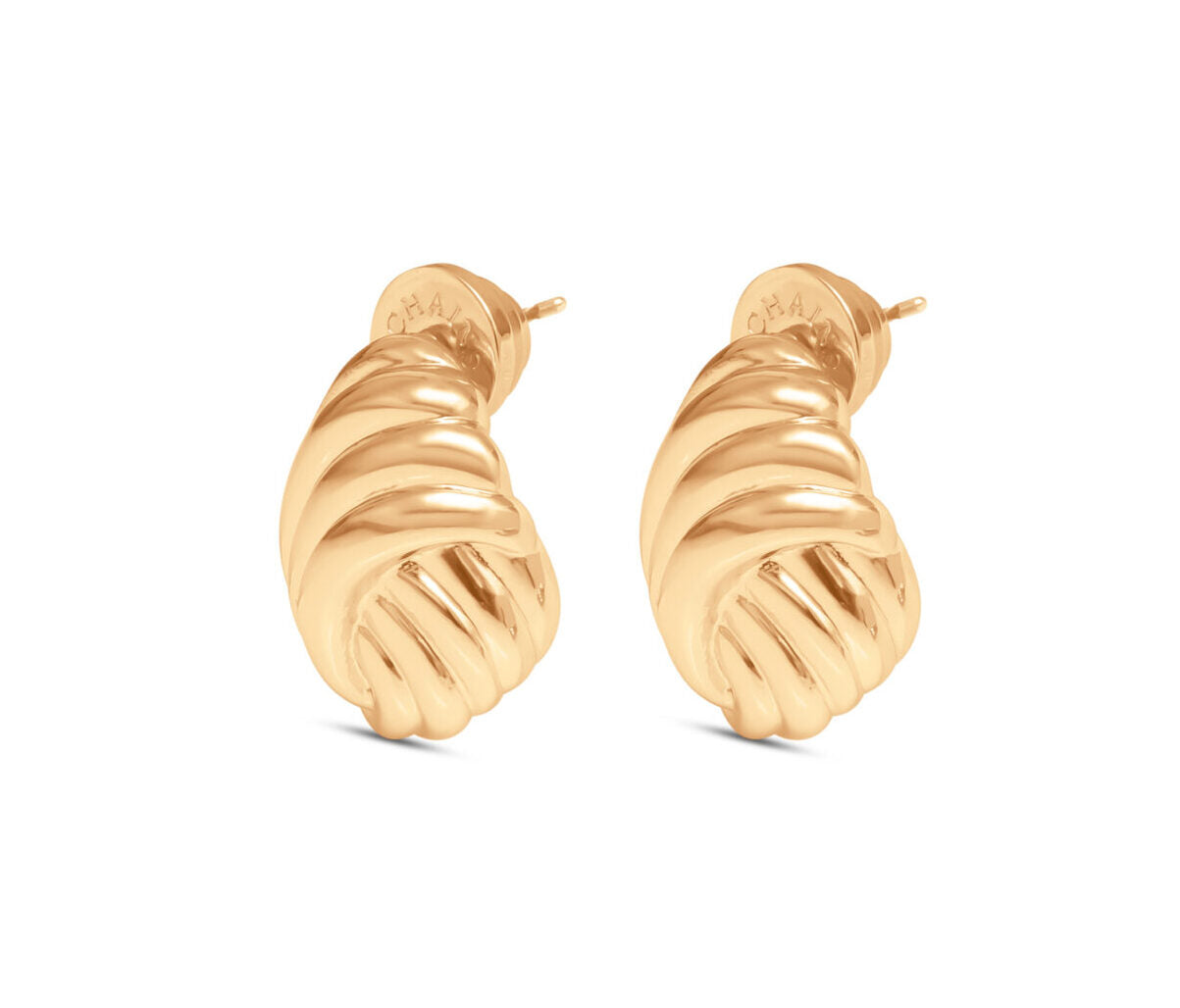 Talis Chains Mini Swirl Stud Earrings