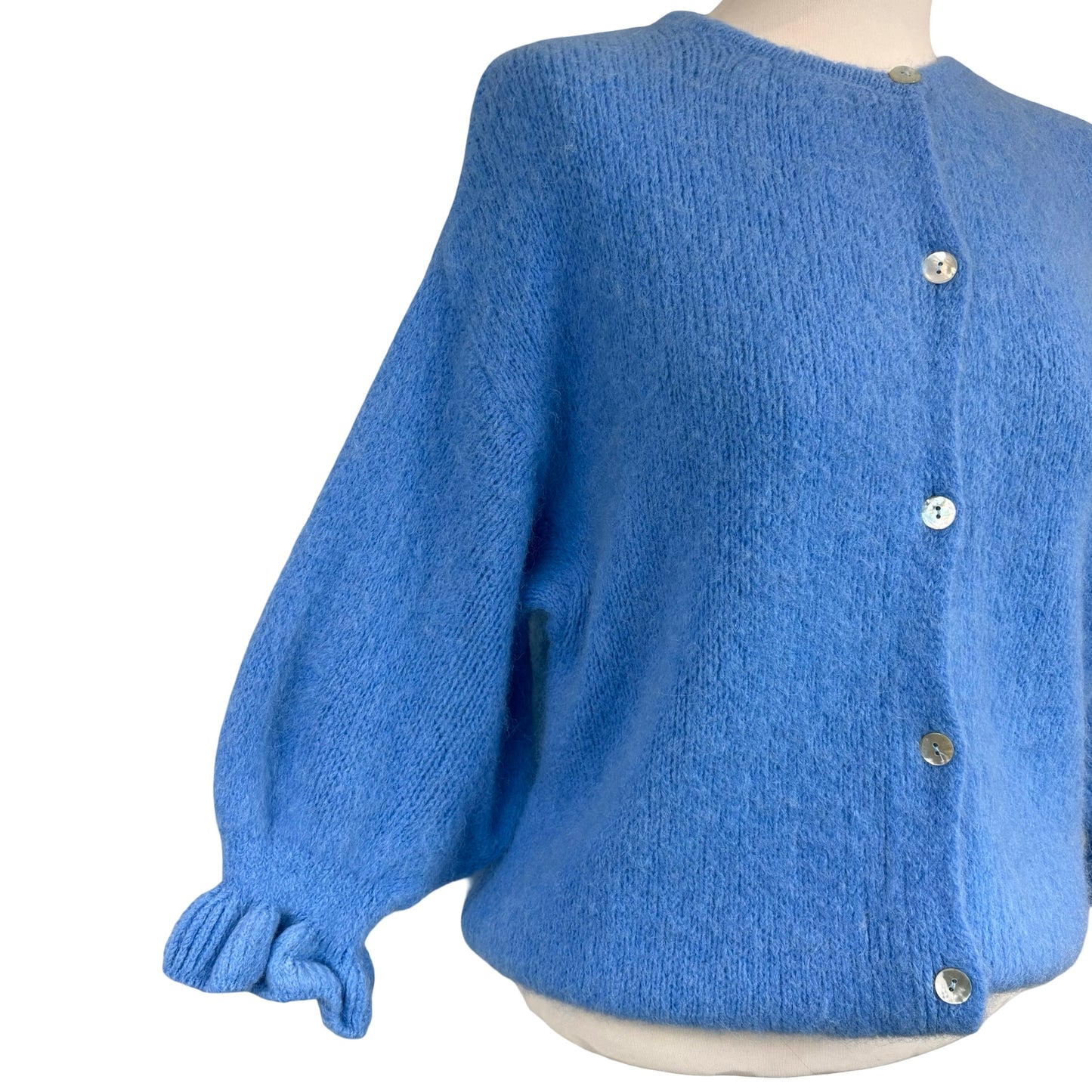 Clara Ruffle Sleeve Cardigan