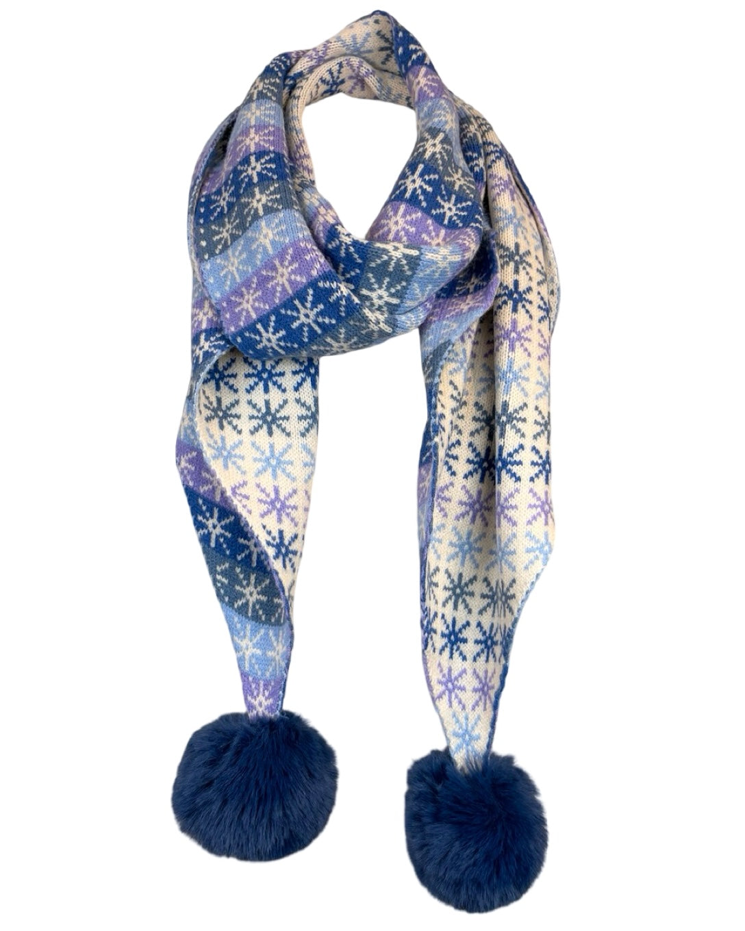 Star Pom Pom Scarf