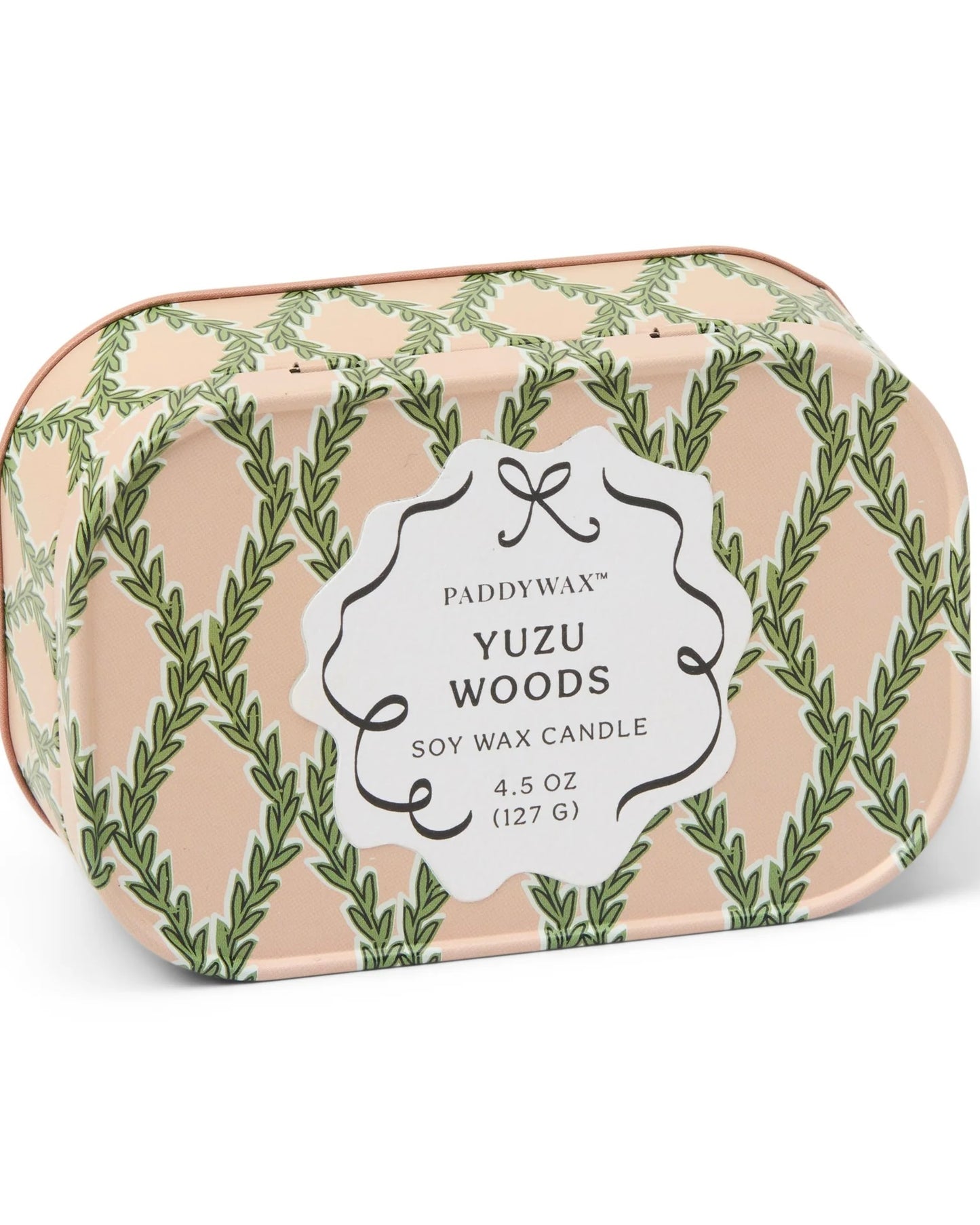 Cherie Printed Tin Candle - Yuzu Woods