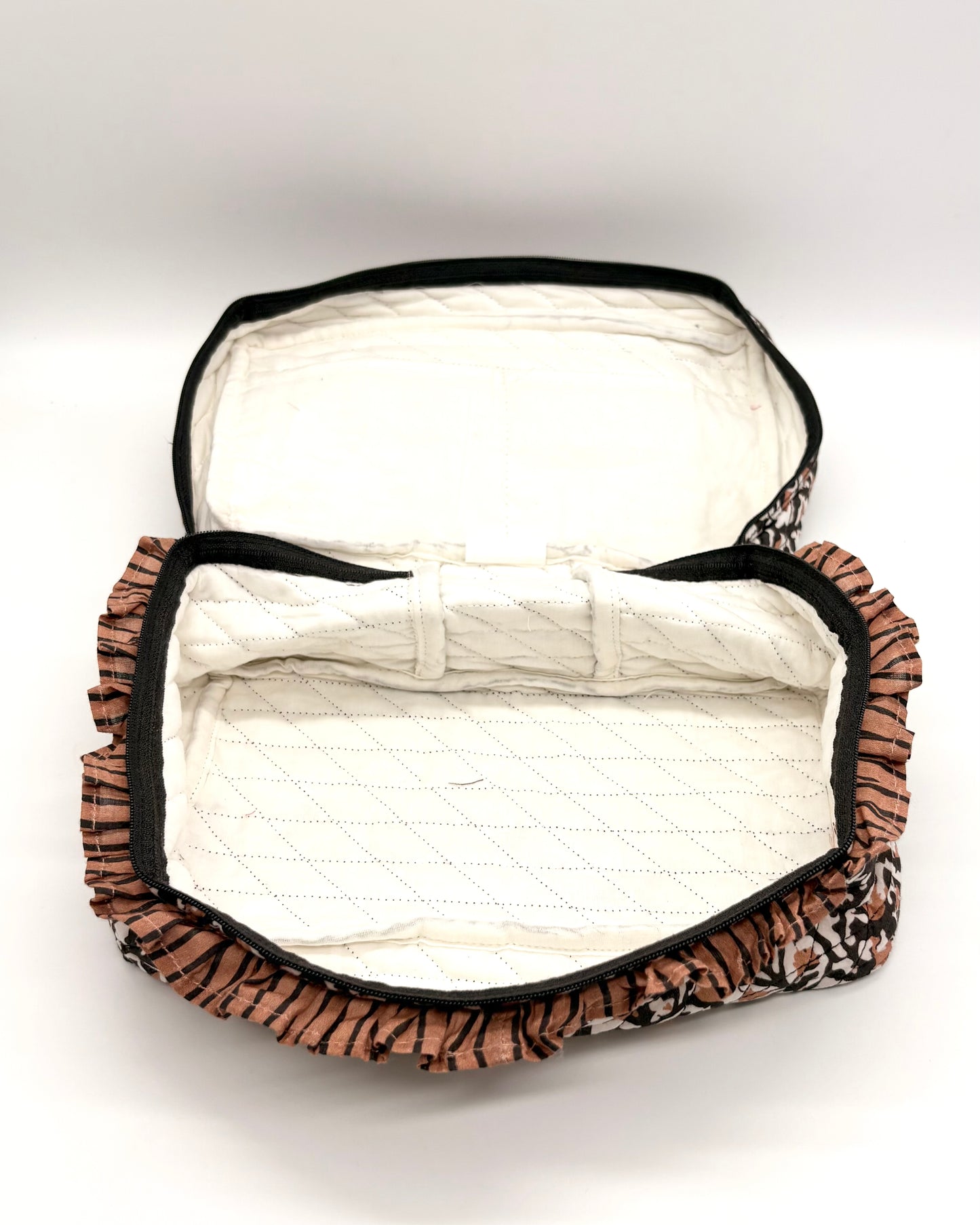 Cotton Vanity Cosmetic Bag