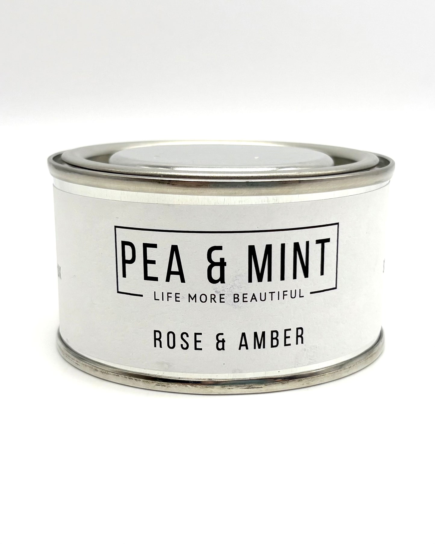 Rose & Amber Candle Tin