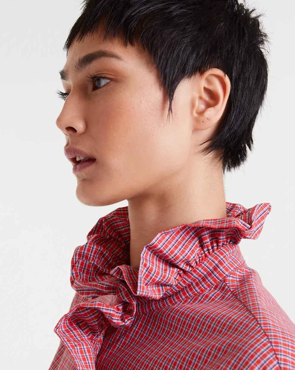 Compania Fantastica Alejandra Frill Collar Shirt