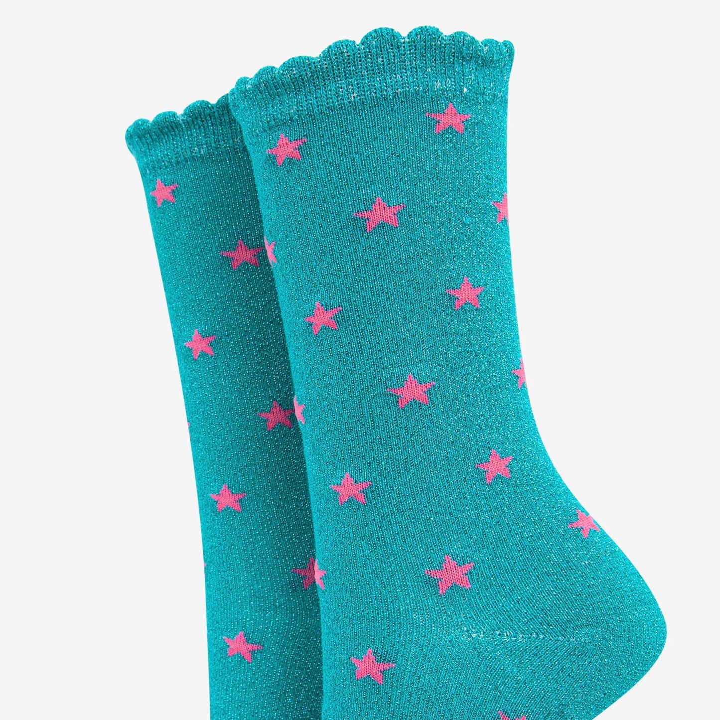 Women's Glitter Star Socks