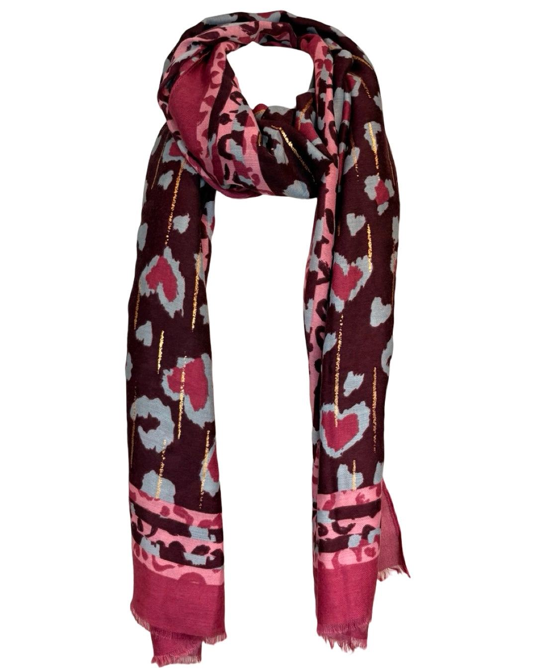 Lightweight Animal Print Scarf