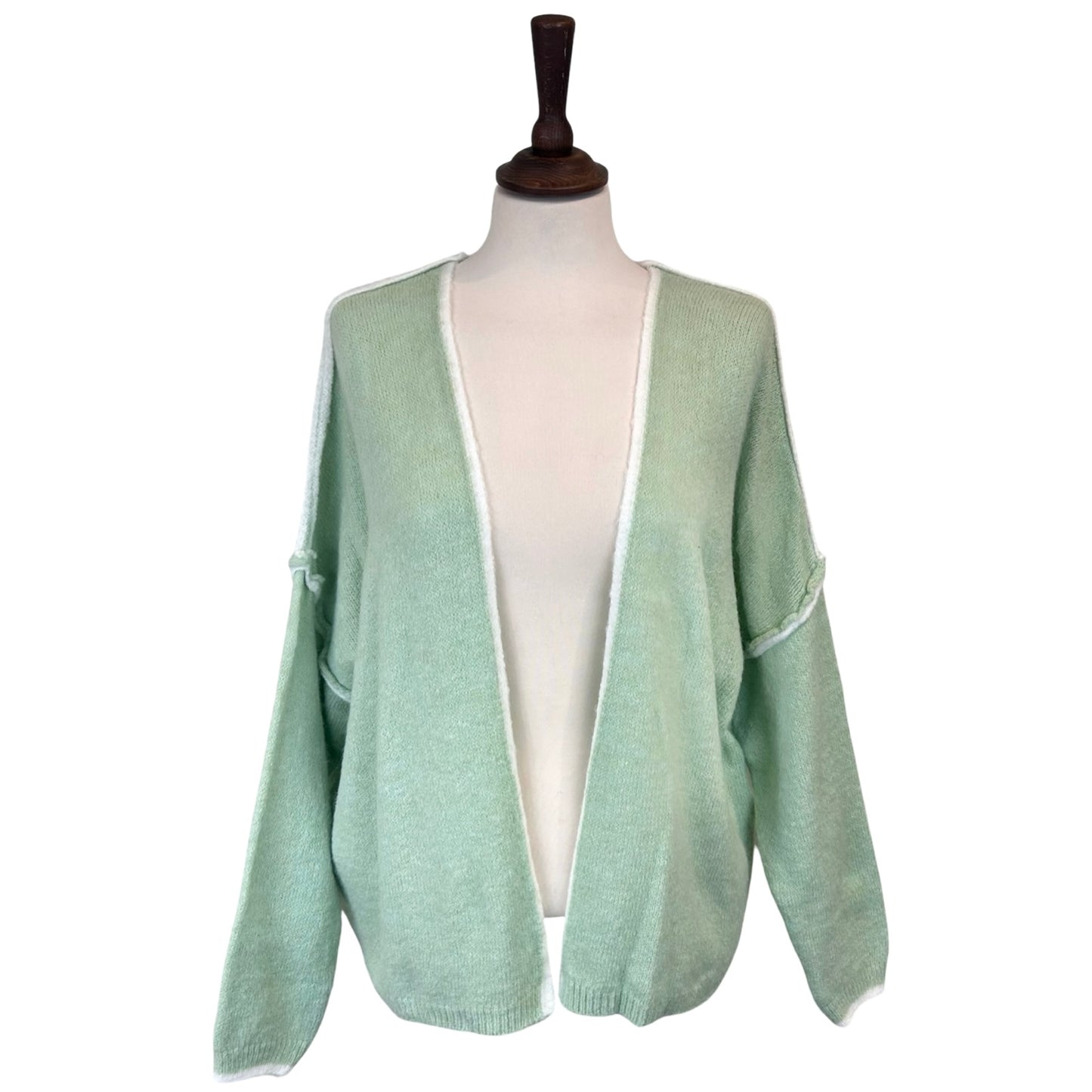 Sally Contrast Edge Cardigan