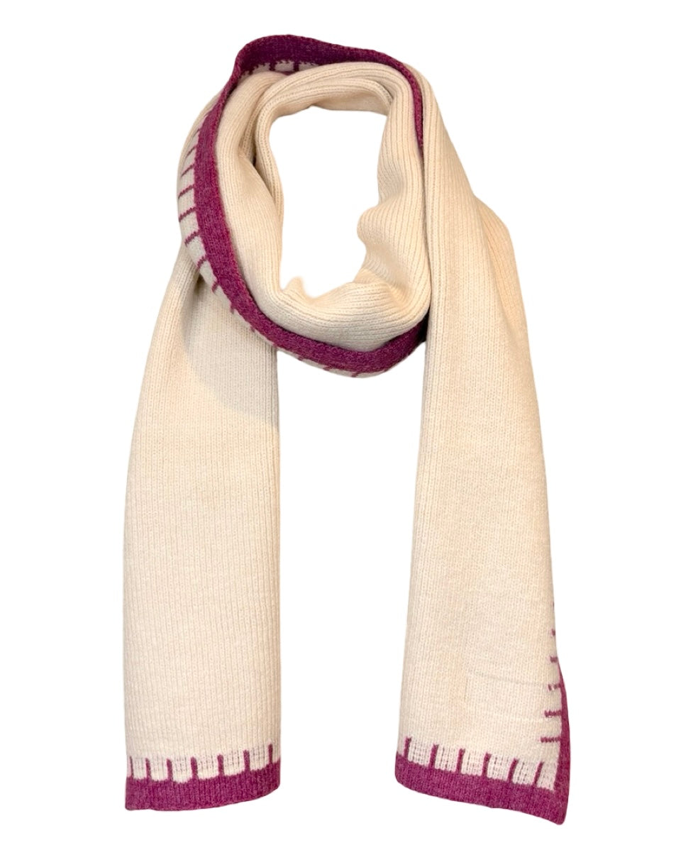 Blanket Stitch Edge Scarf