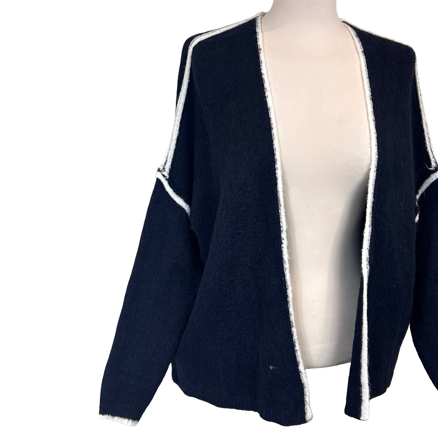 Sally Contrast Edge Cardigan