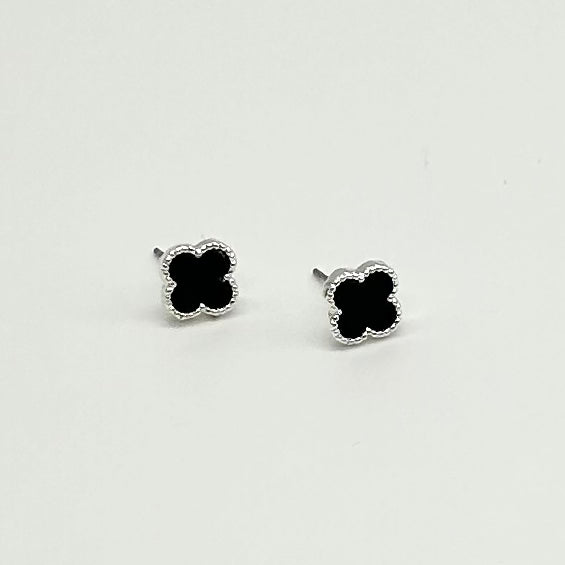 Stone Clover Shape Stud