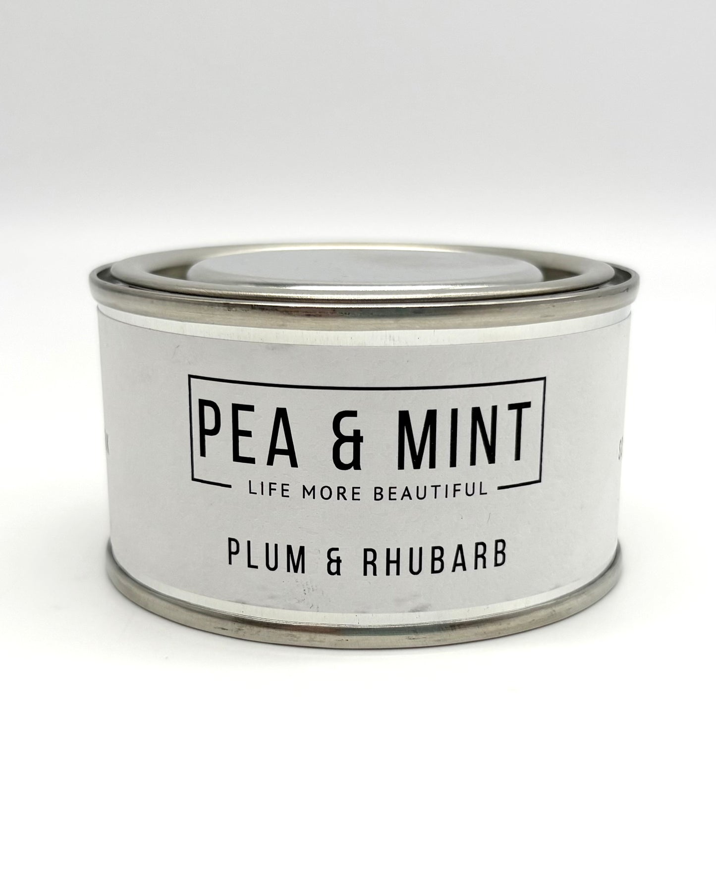 Plum & Rhubarb Candle Tin