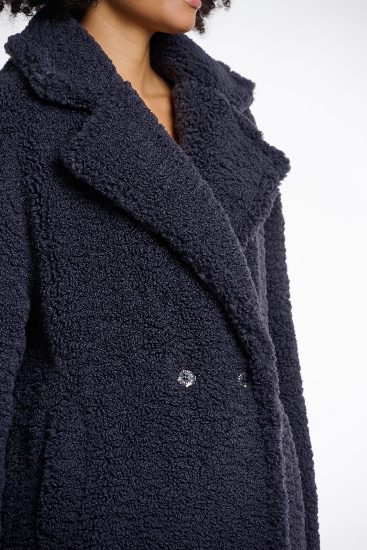 Rino & Pelle Elicia Teddy Double Breasted Coat