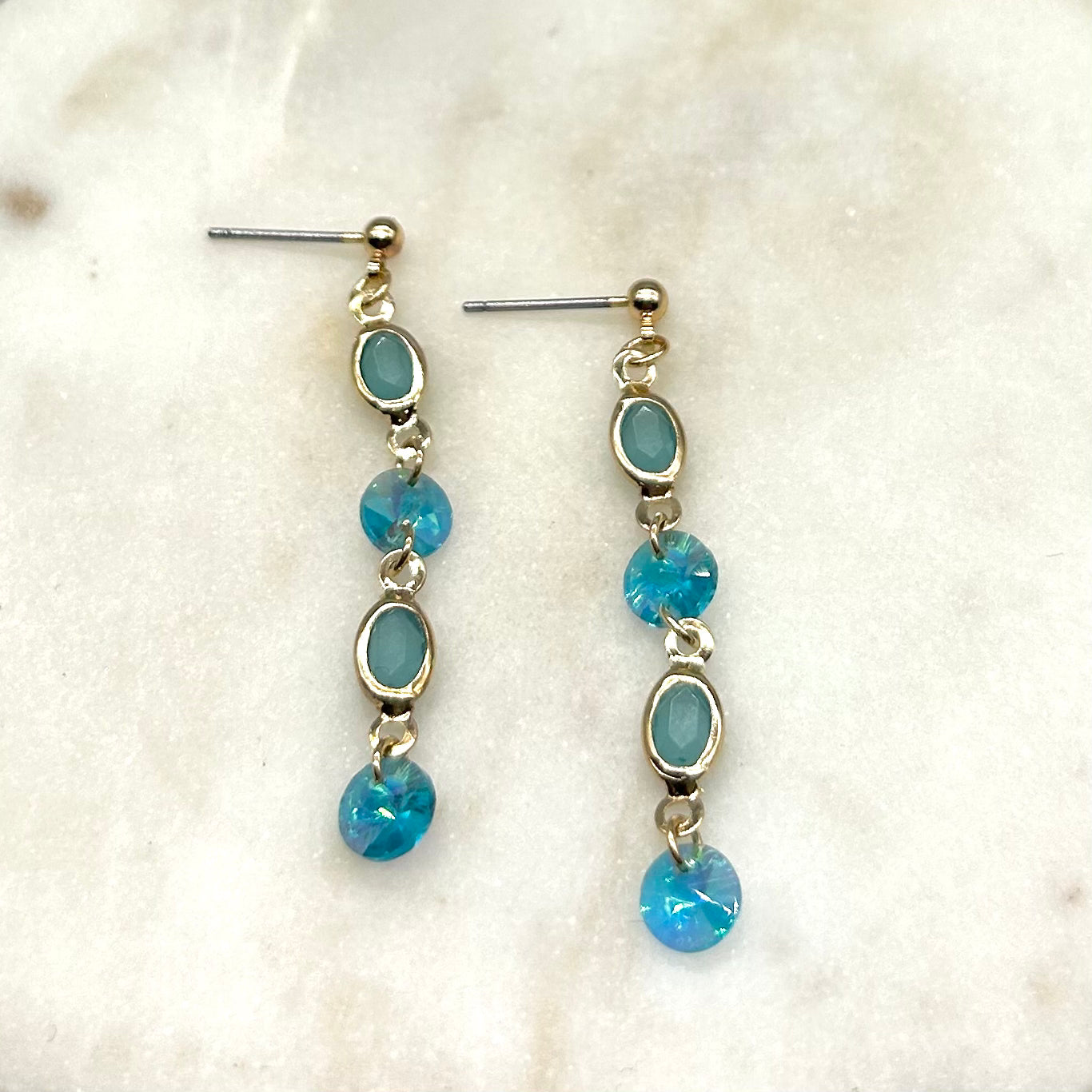 Mint earrings on sale