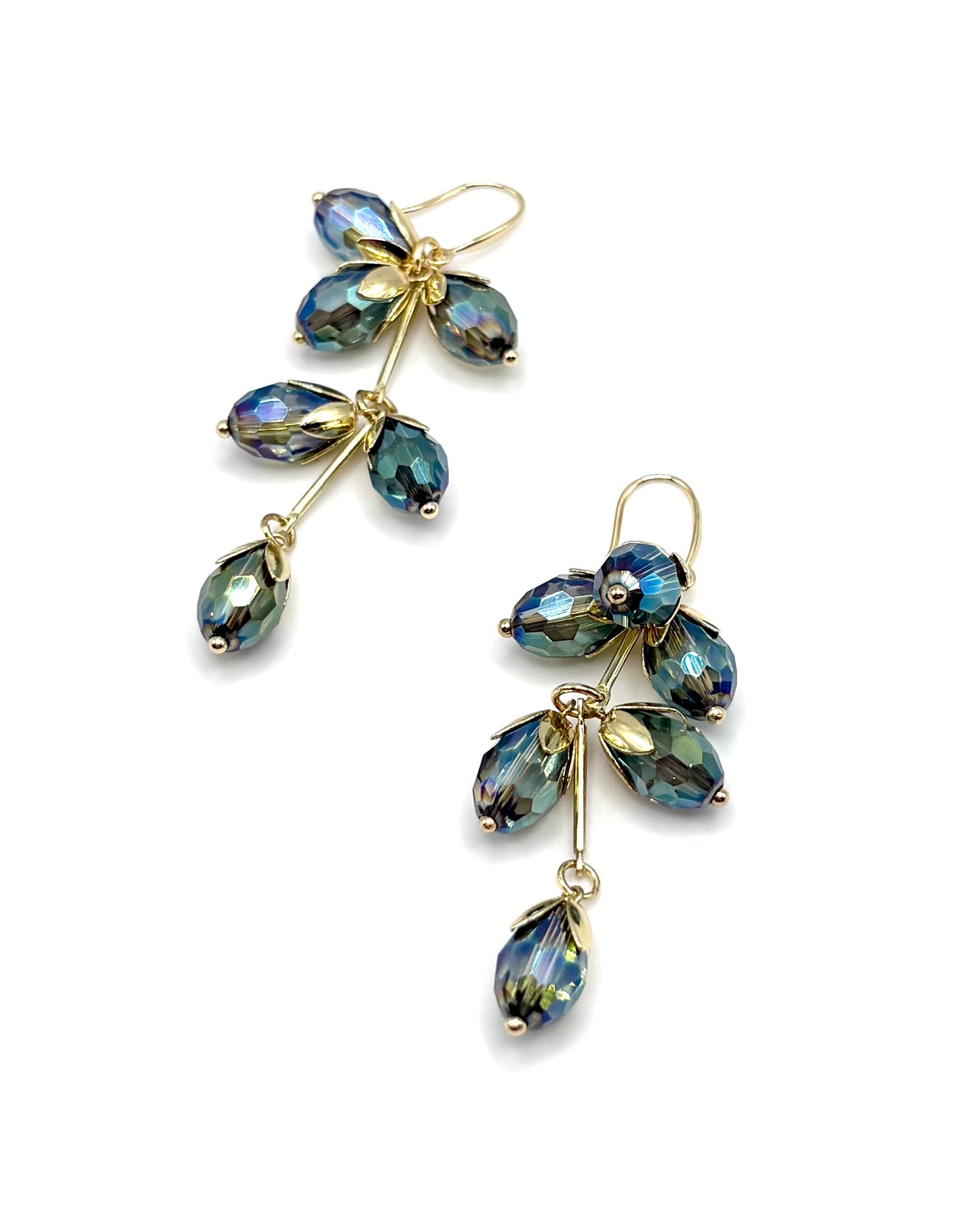Cluster Drop Earrings