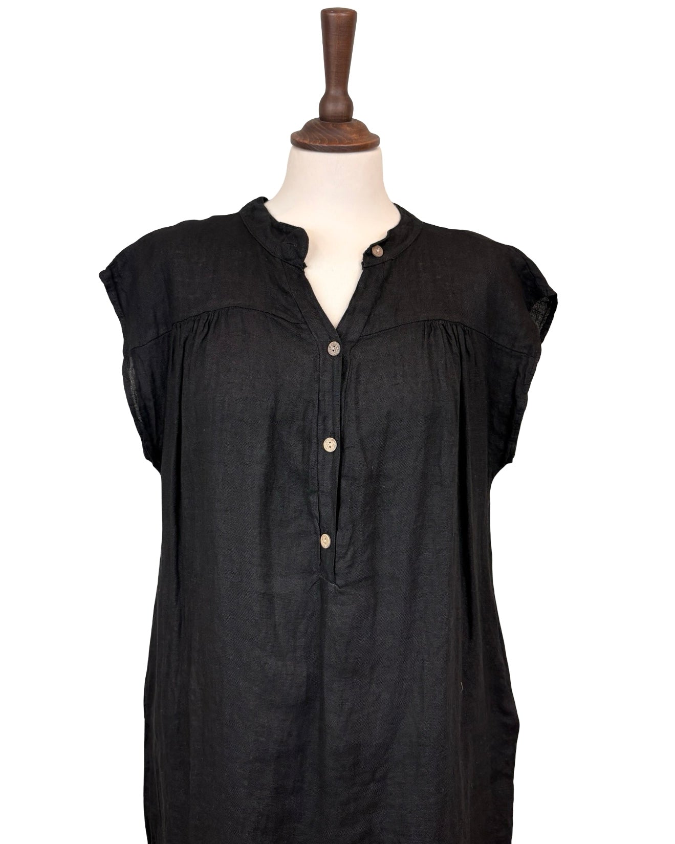Melanie Linen Shirt Dress
