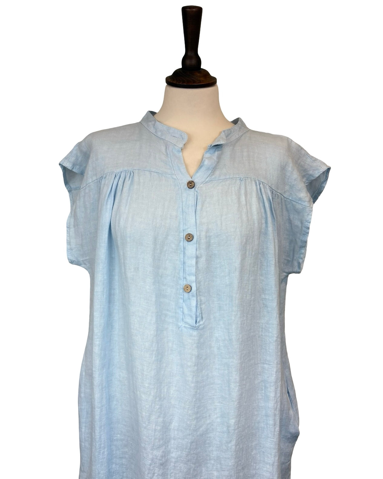 Melanie Linen Shirt Dress