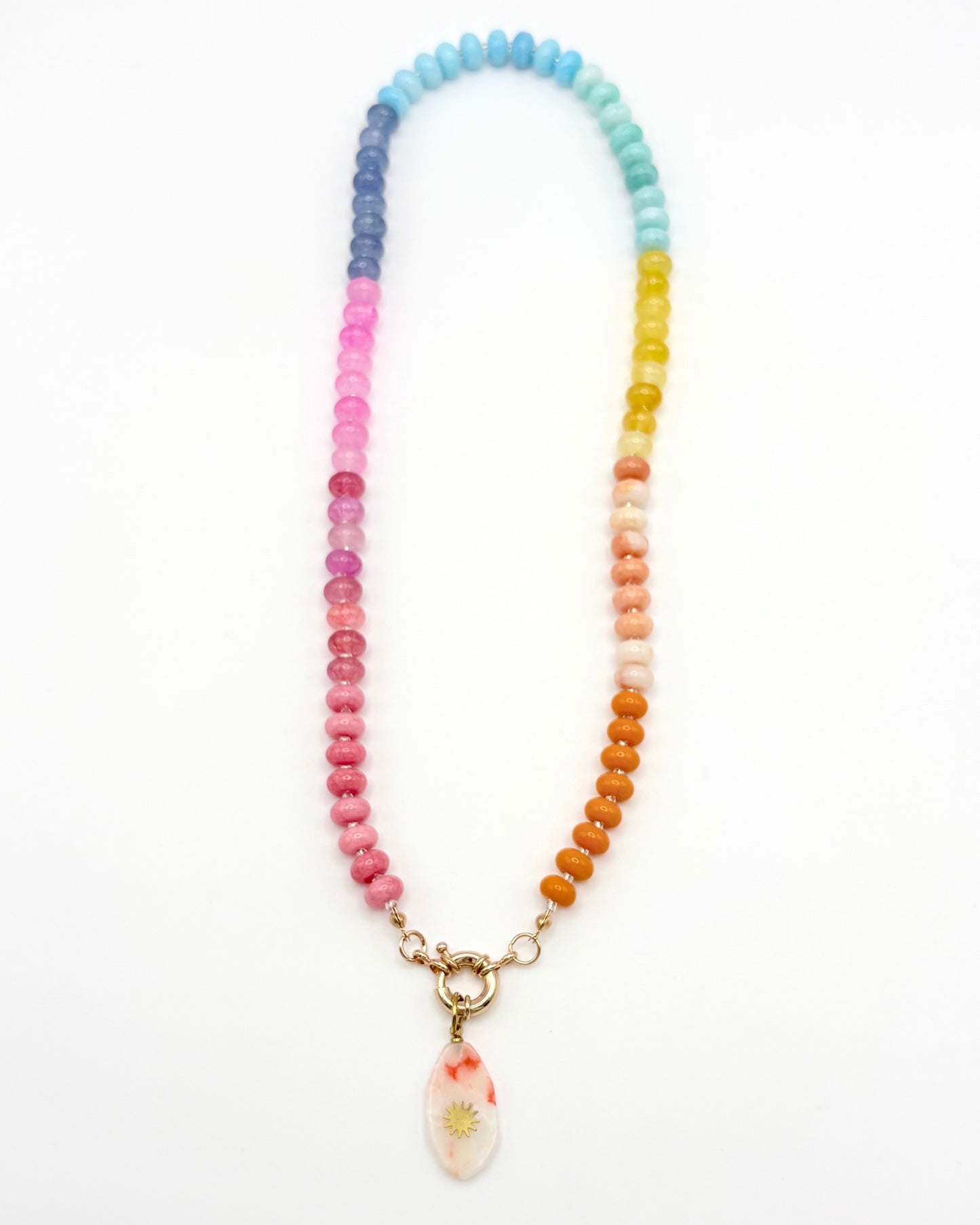 Natural Stone Pendant Necklace