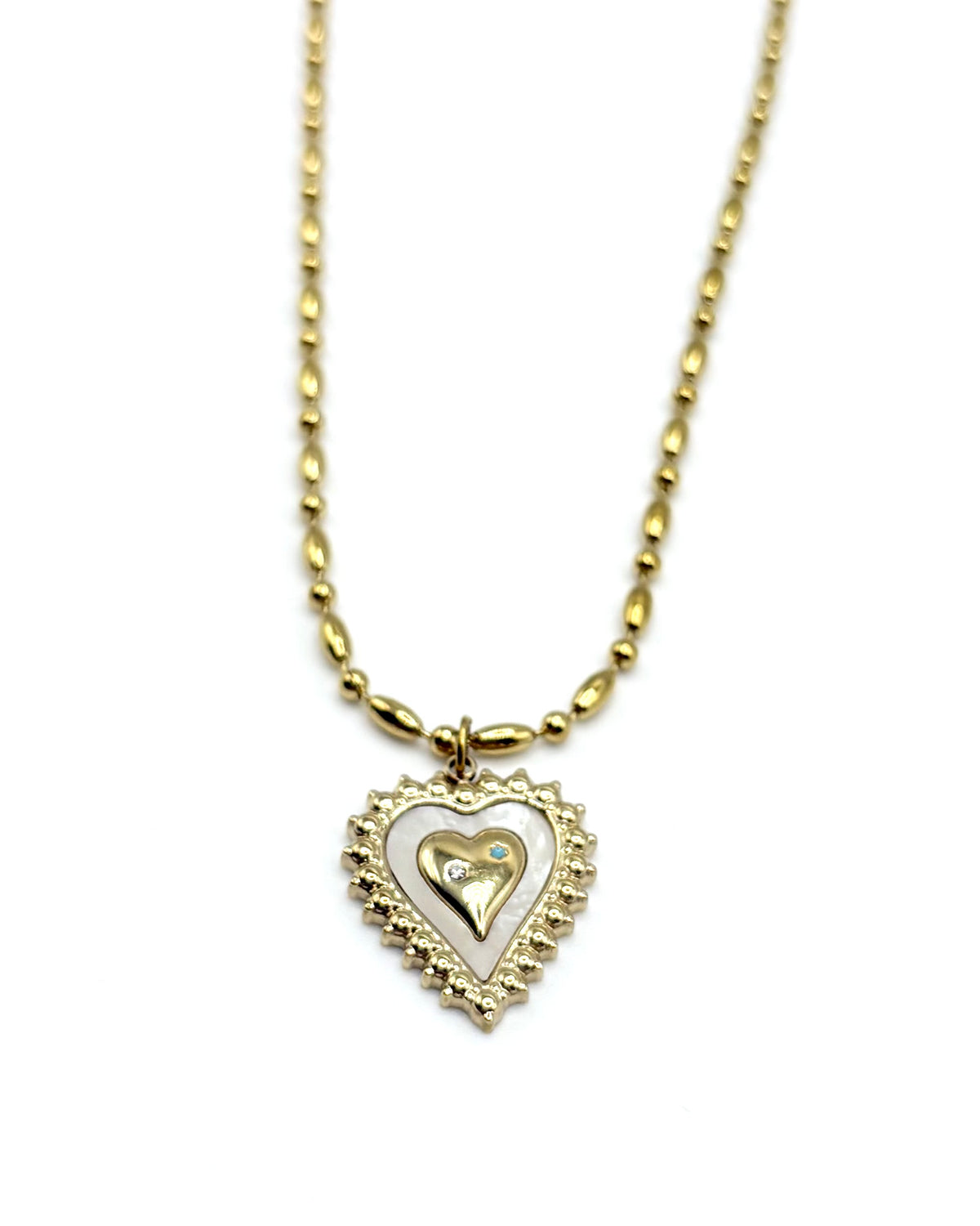 Shell Heart Necklace