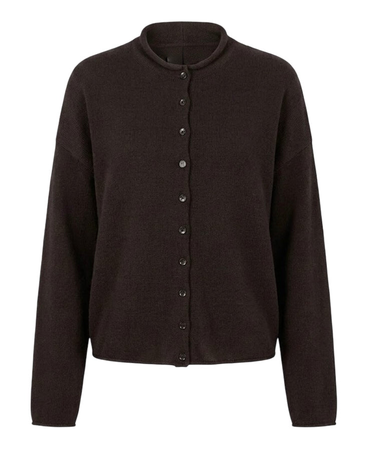 Malasin Roll Edge Cardigan