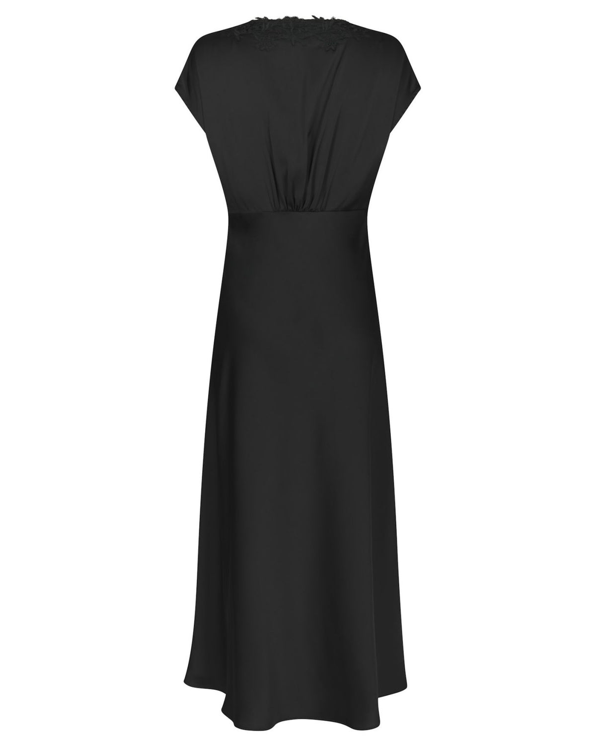 Neo Noir Clarita Drapy Sateen Dress