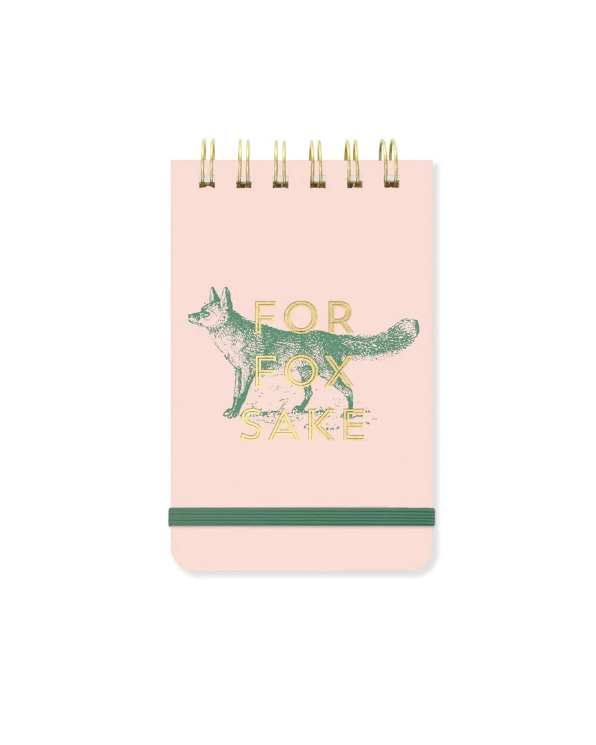 Vintage Sass Twin Wire Notepad - For Fox Sake