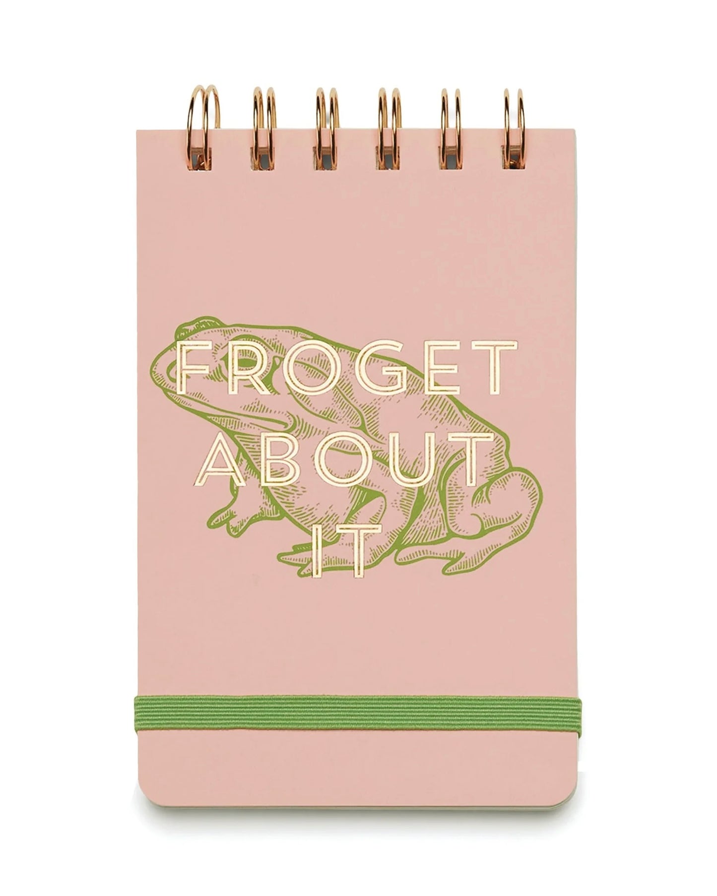Vintage Sass Twin Wire Notepad - Froget About It