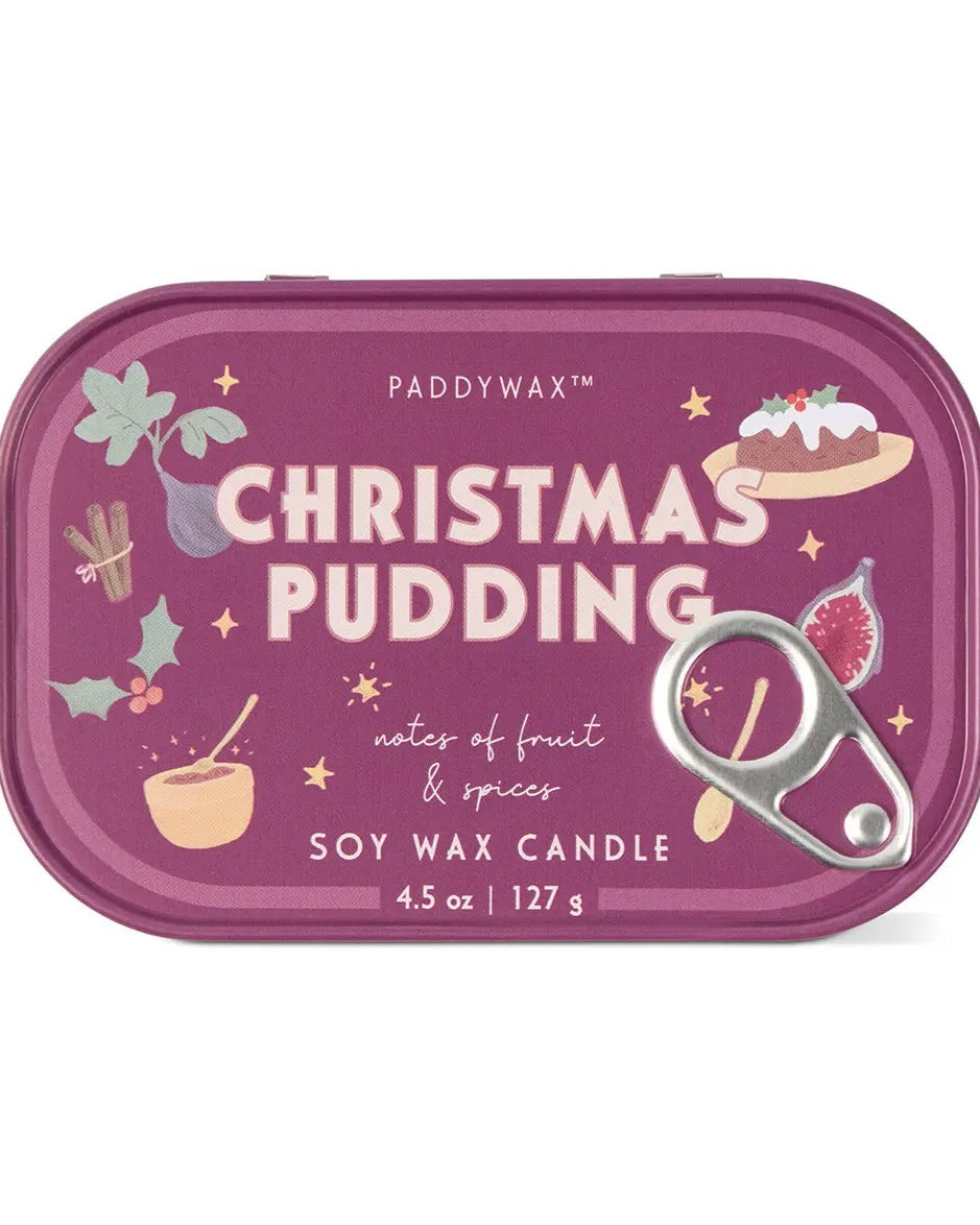 Bistro Tin Candle - Christmas Pudding
