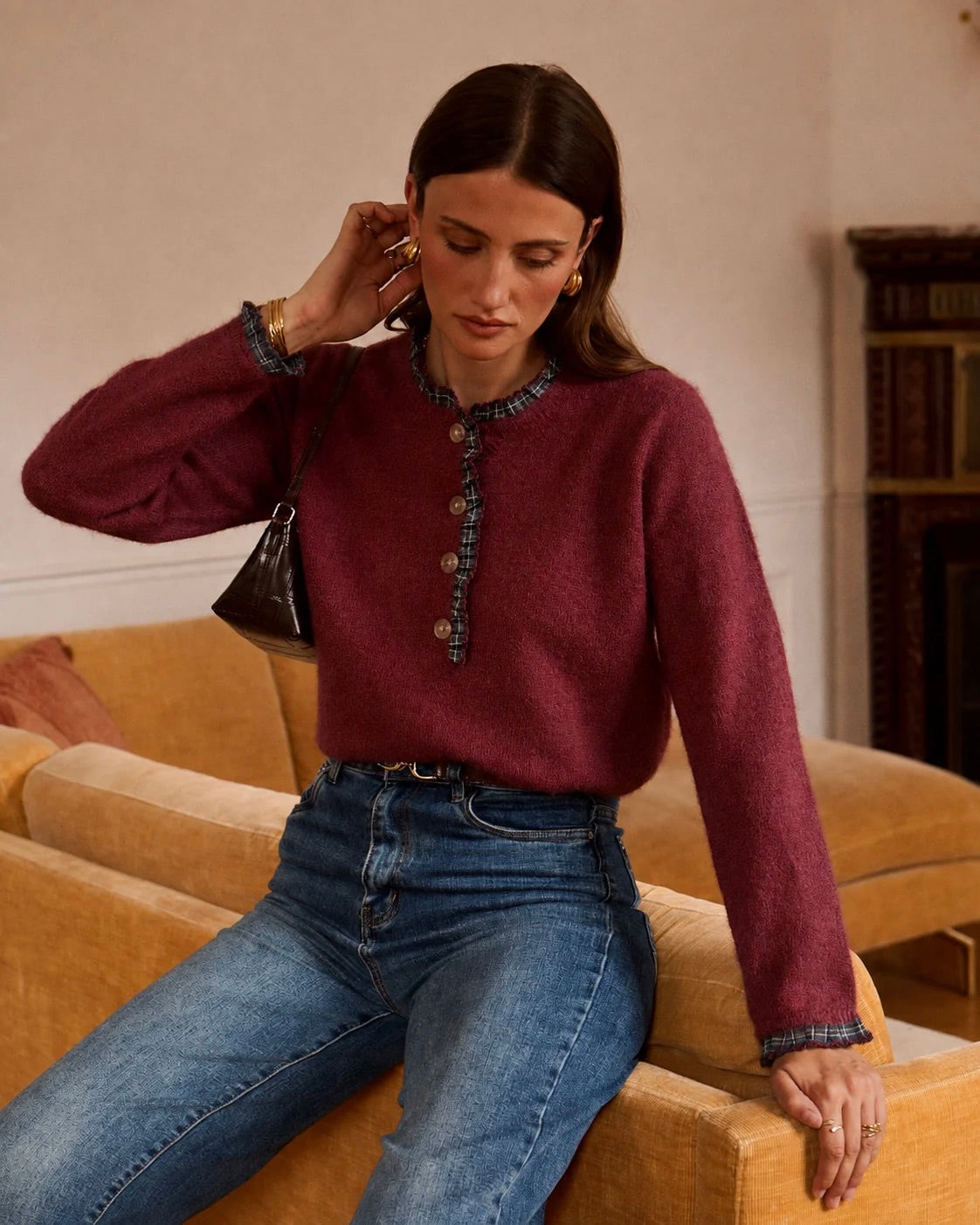 Skyler Frill Collar Jumper
