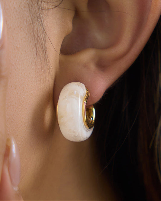 Resin Chubby Hoops