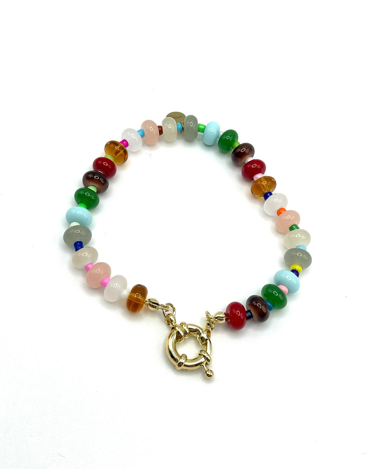 Semi Precious Stone Beaded Bracelet