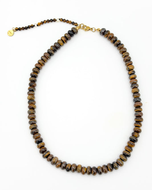 Natural Stone Beaded Necklace