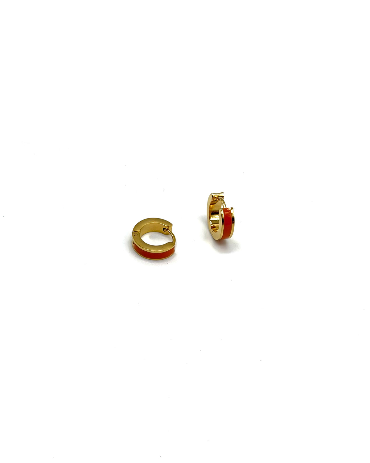 Enamel Small Hoops