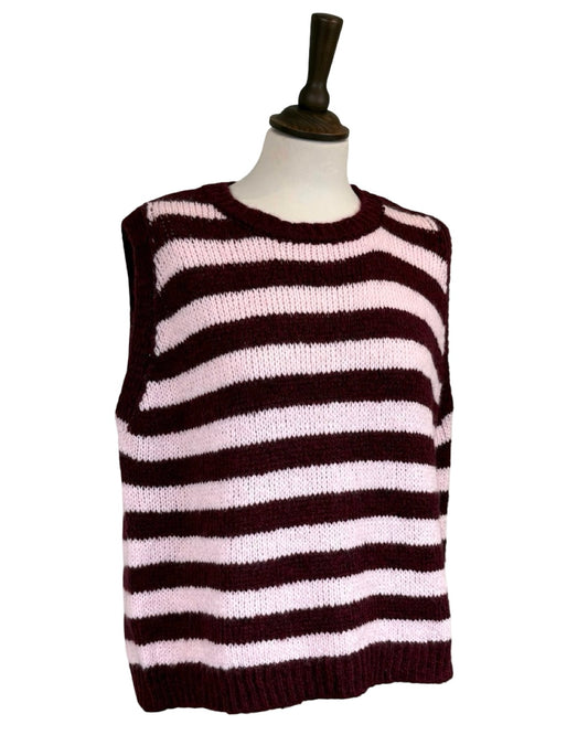 Violet Stripe Tank Top