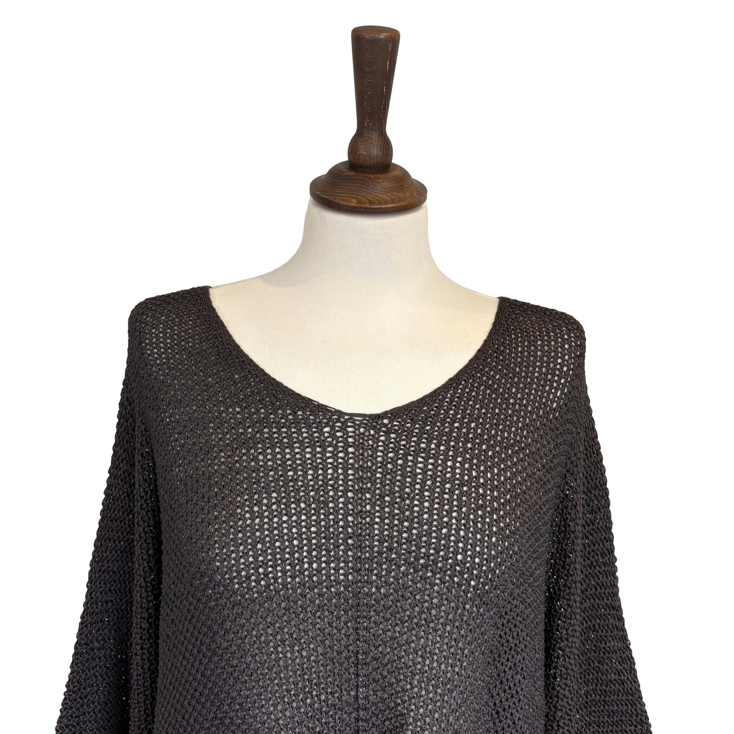 Elsie Mesh Three Quarter Sleeve Top