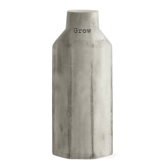 Rustic Bud Vase - "Grow"
