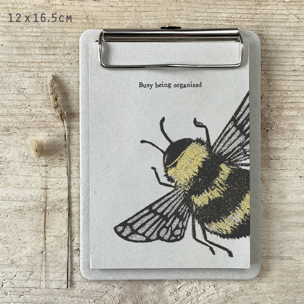 Small Clip Pad - Bee
