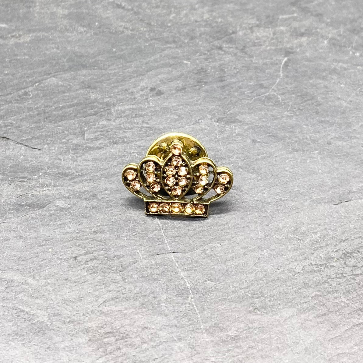 Mini Crown Brooch