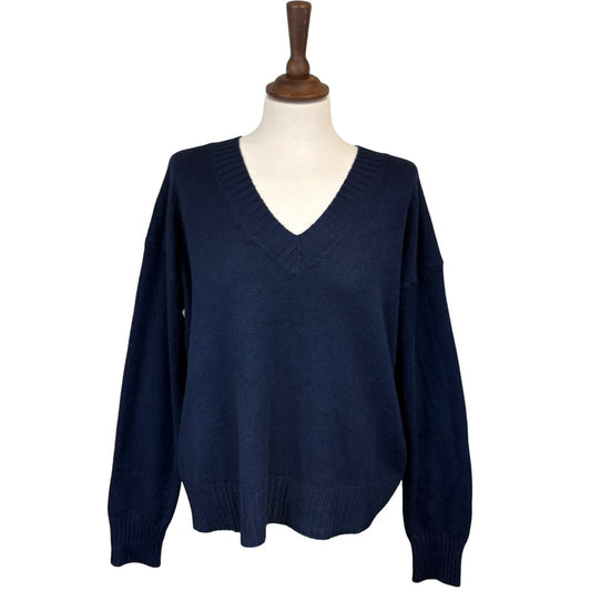 Leane Ribbed V Neck Jumper