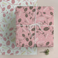Small Gift Wrap Sheet-Pink Hydrangea