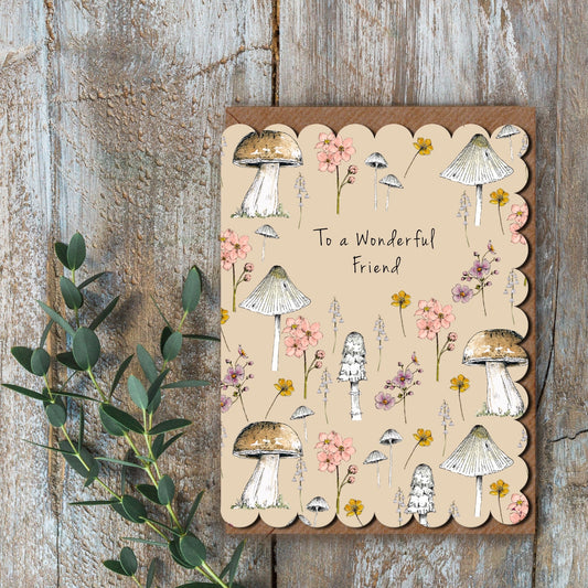 Toasted Crumpet To A Wonderful Friend Mini Card