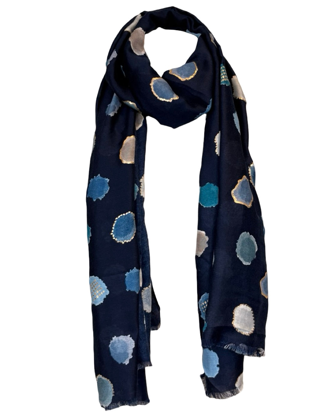 Mid Weight Spots Scarf