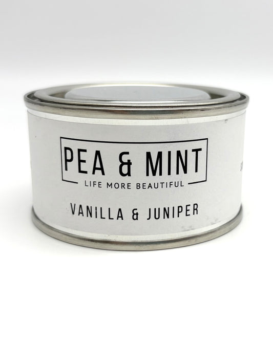 Vanilla & Juniper Candle Tin