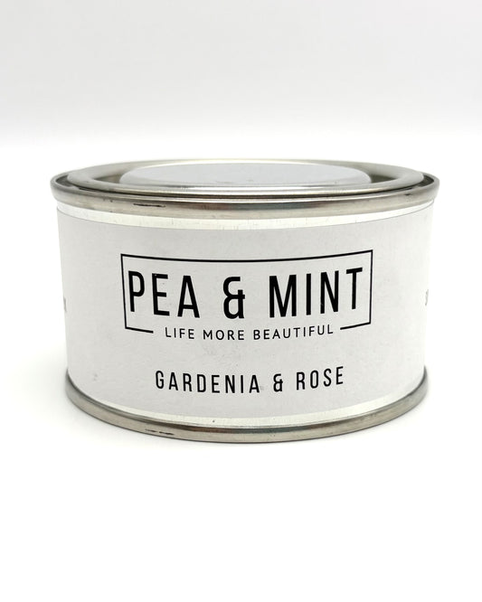 Gardenia & Rose Candle Tin
