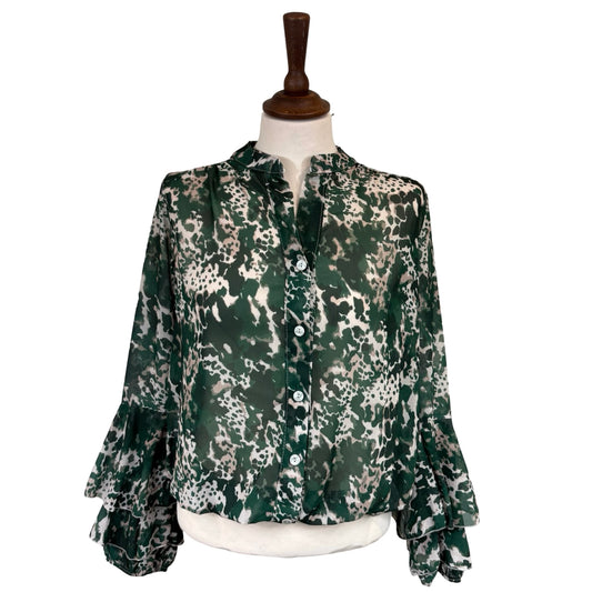 Jodi Marble Print Blouse