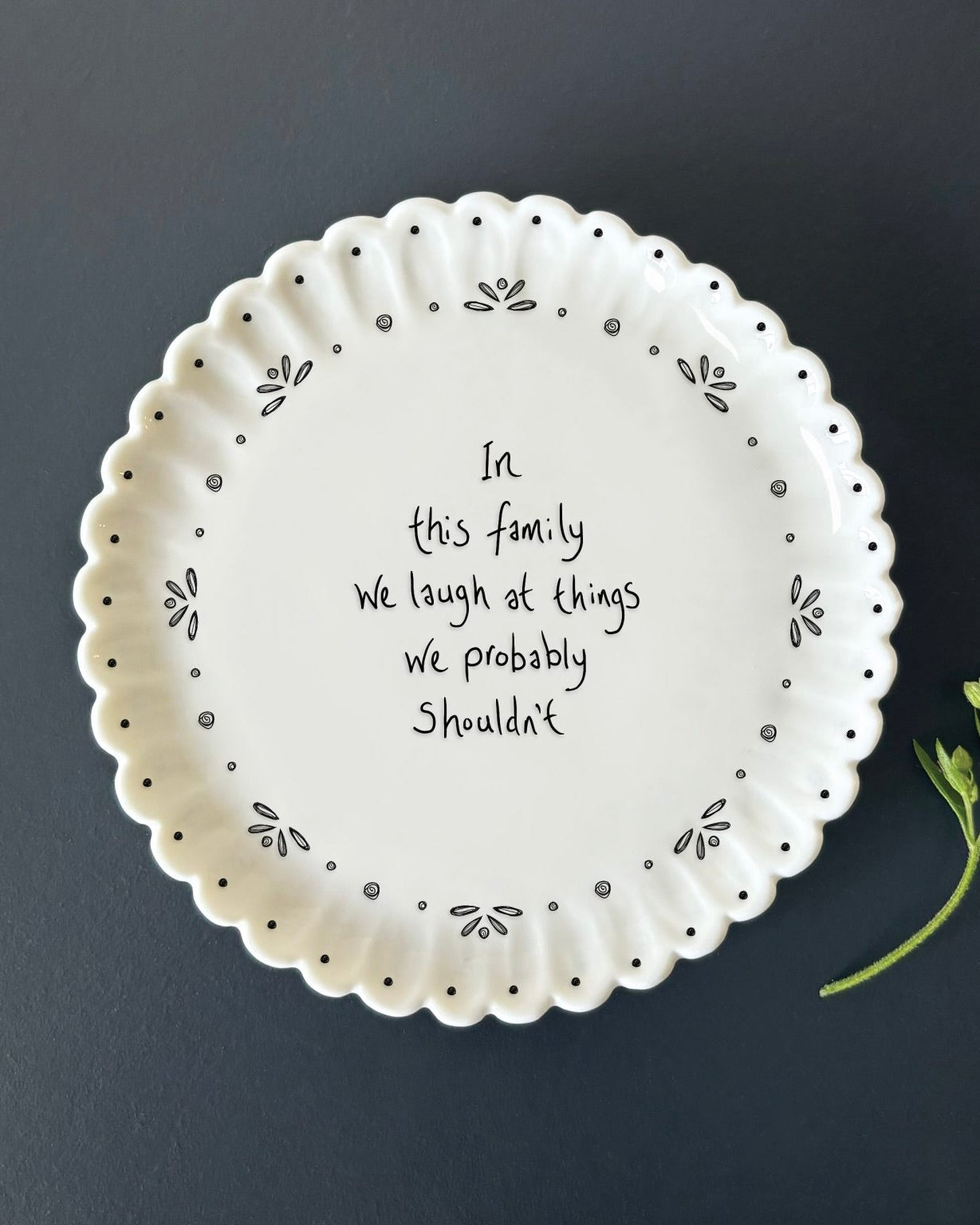 Scallop Coaster - In This Family