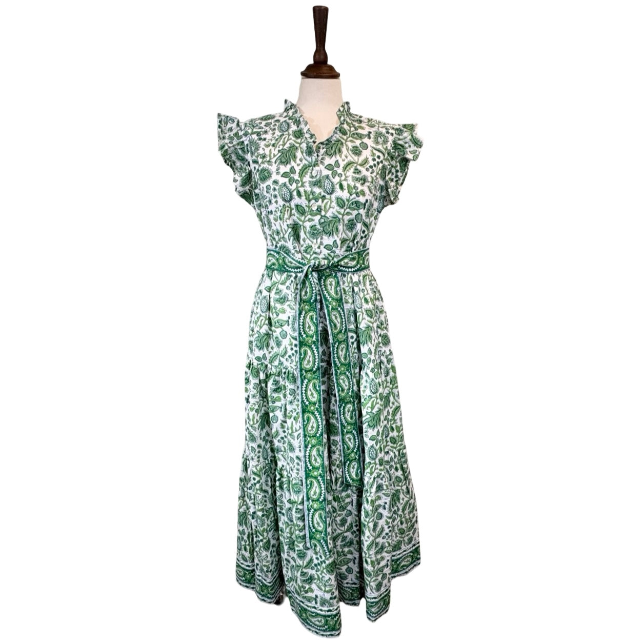 Priya Frill Sleeve  Dress